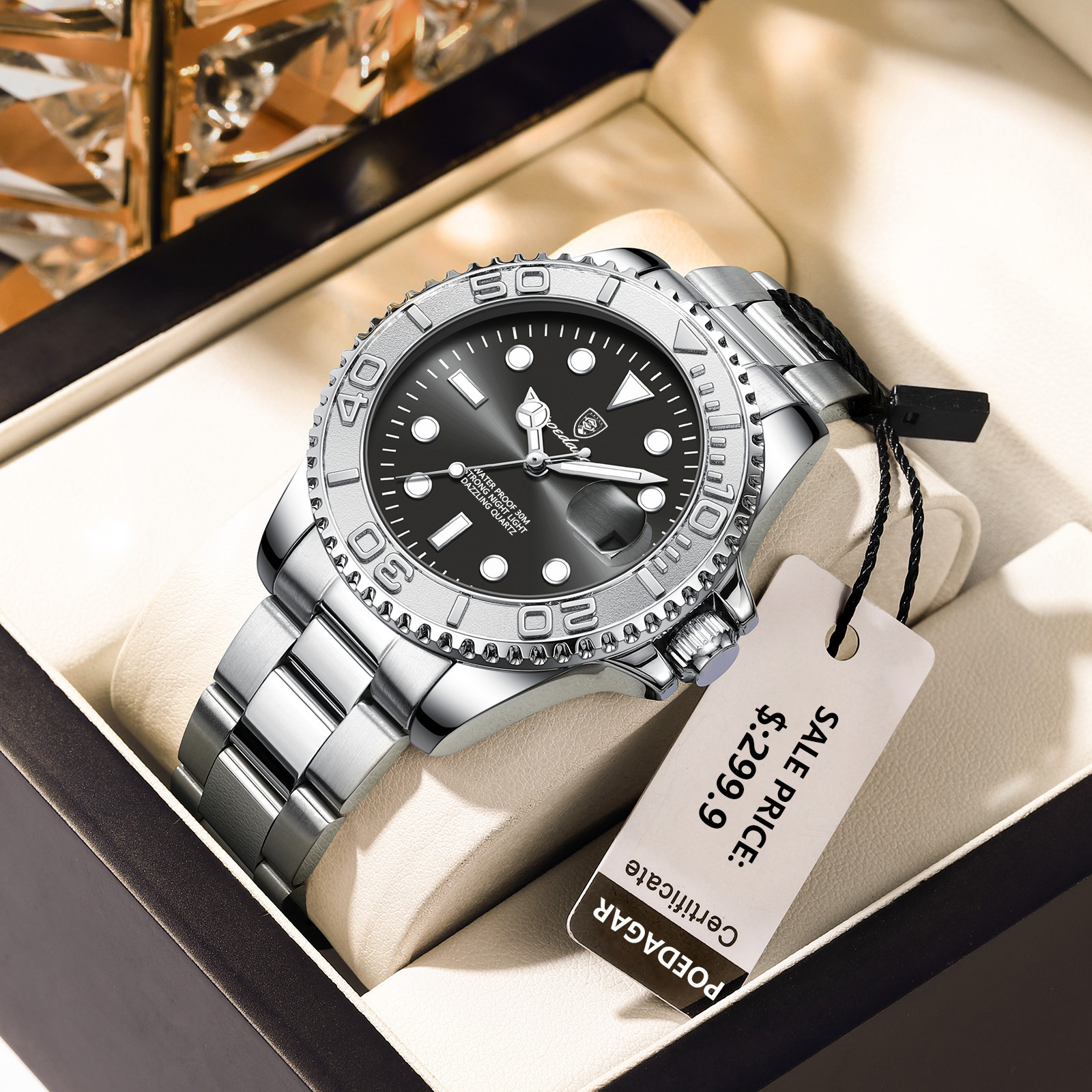 Luxury Watch Hublot - POEDAGAR Top Luxury Man Watch Waterproof