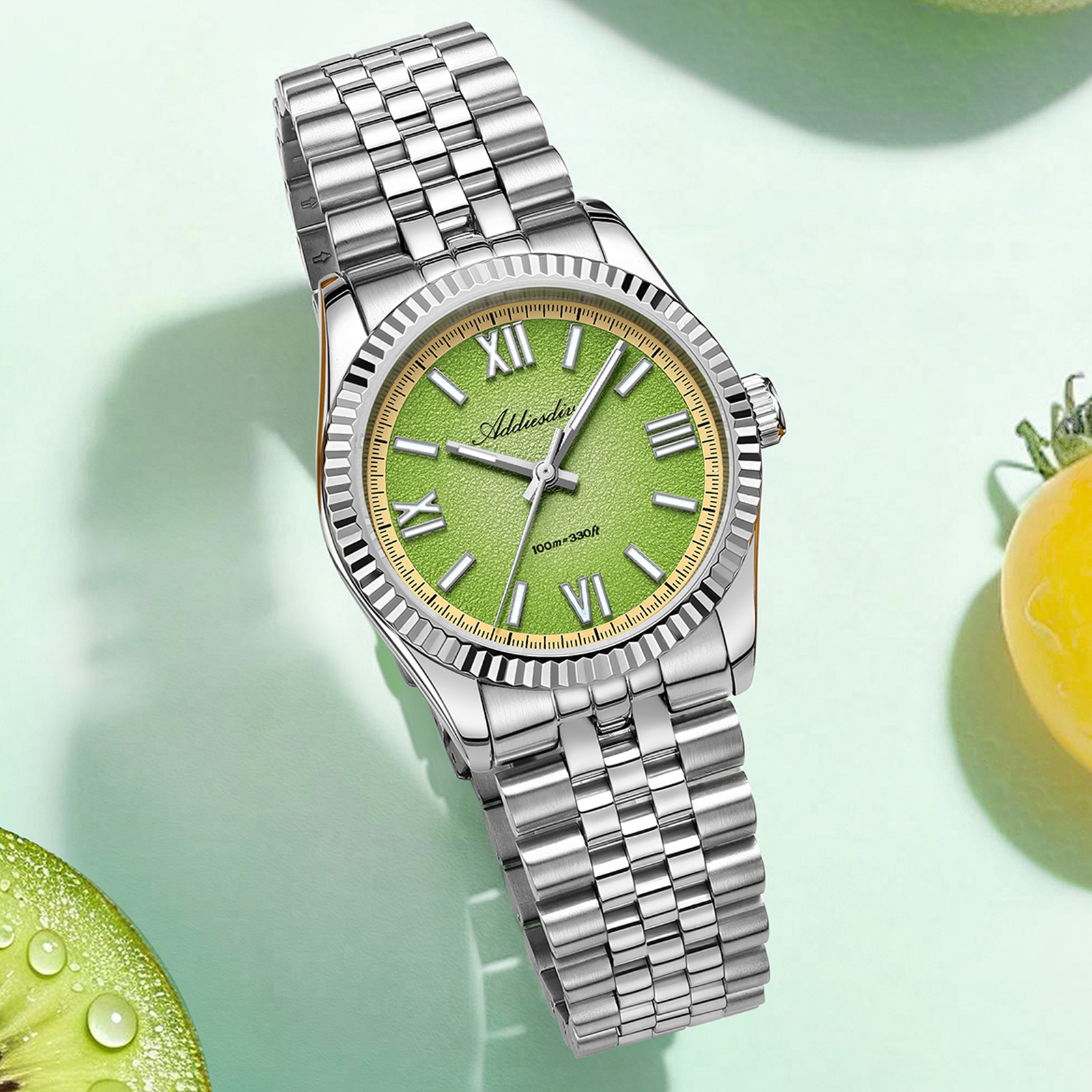 Luxury Watch Women - ADDIESDIVE Hight Quality Sapphire Glass 10Bar