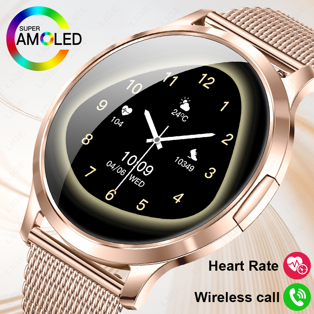 LIGE New Smart Watch Women Ult - مراجعة Luxury Watch Korea وسعره