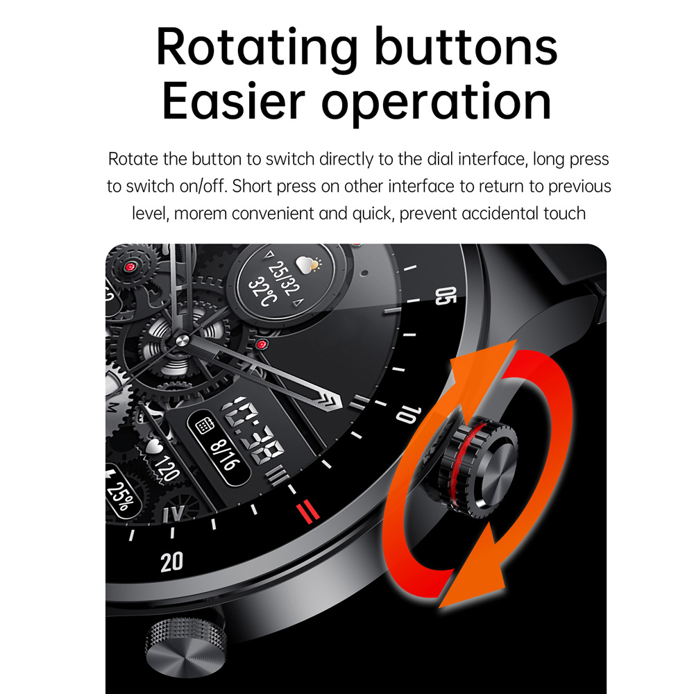 Luxury QW33 Smart Watches Men  - مراجعة Luxury Watch Korea وسعره