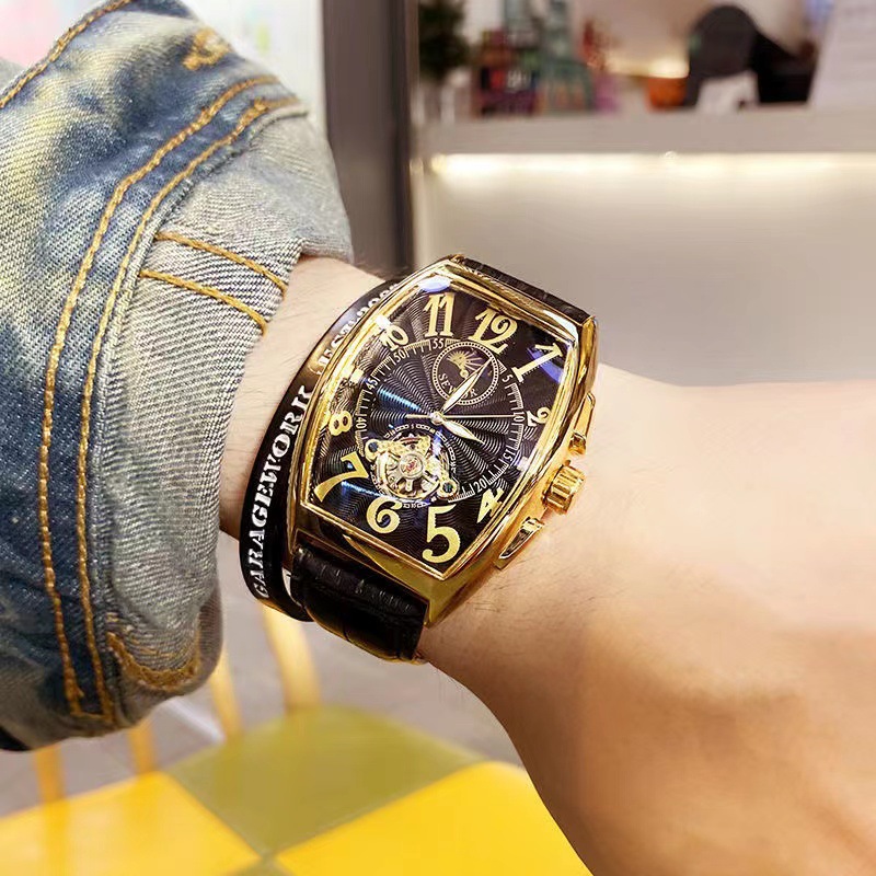 SEWOR Mechanical Watch Men Gol - مراجعة Tourbillon Movement Watch وسعره