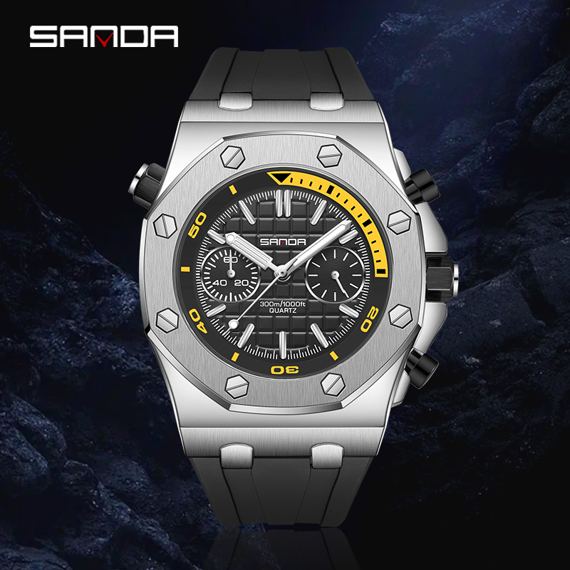 SANDA 7027 Fashion Luxury Men' - مراجعة Luxury Watch Shop وسعره