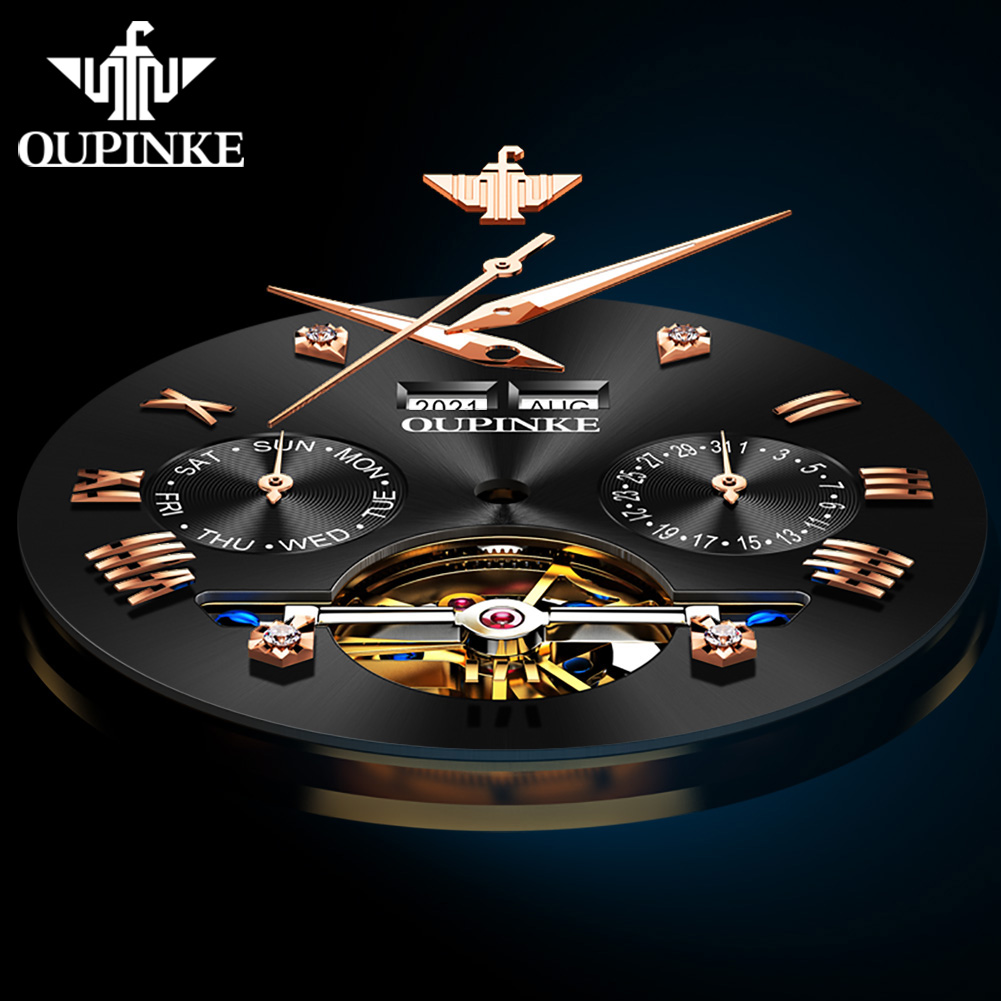 OUPINKE 3186 Men's Watch Luxur - مراجعة Luxury Watch Hublot وسعره