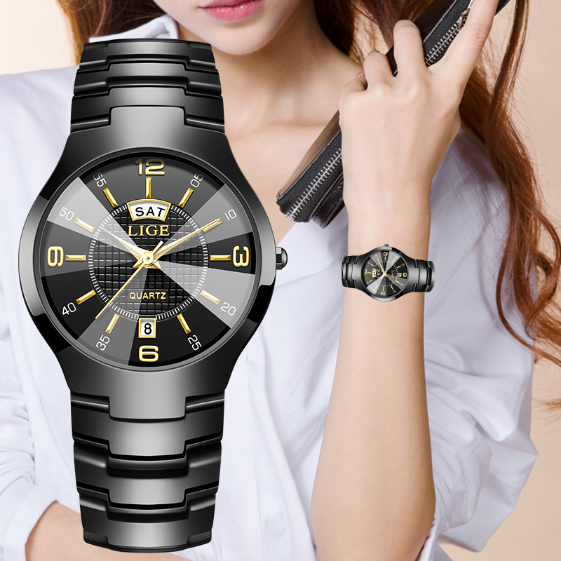LIGE Fashion Elegant Women's W - مراجعة Luxury Watch Women وسعره