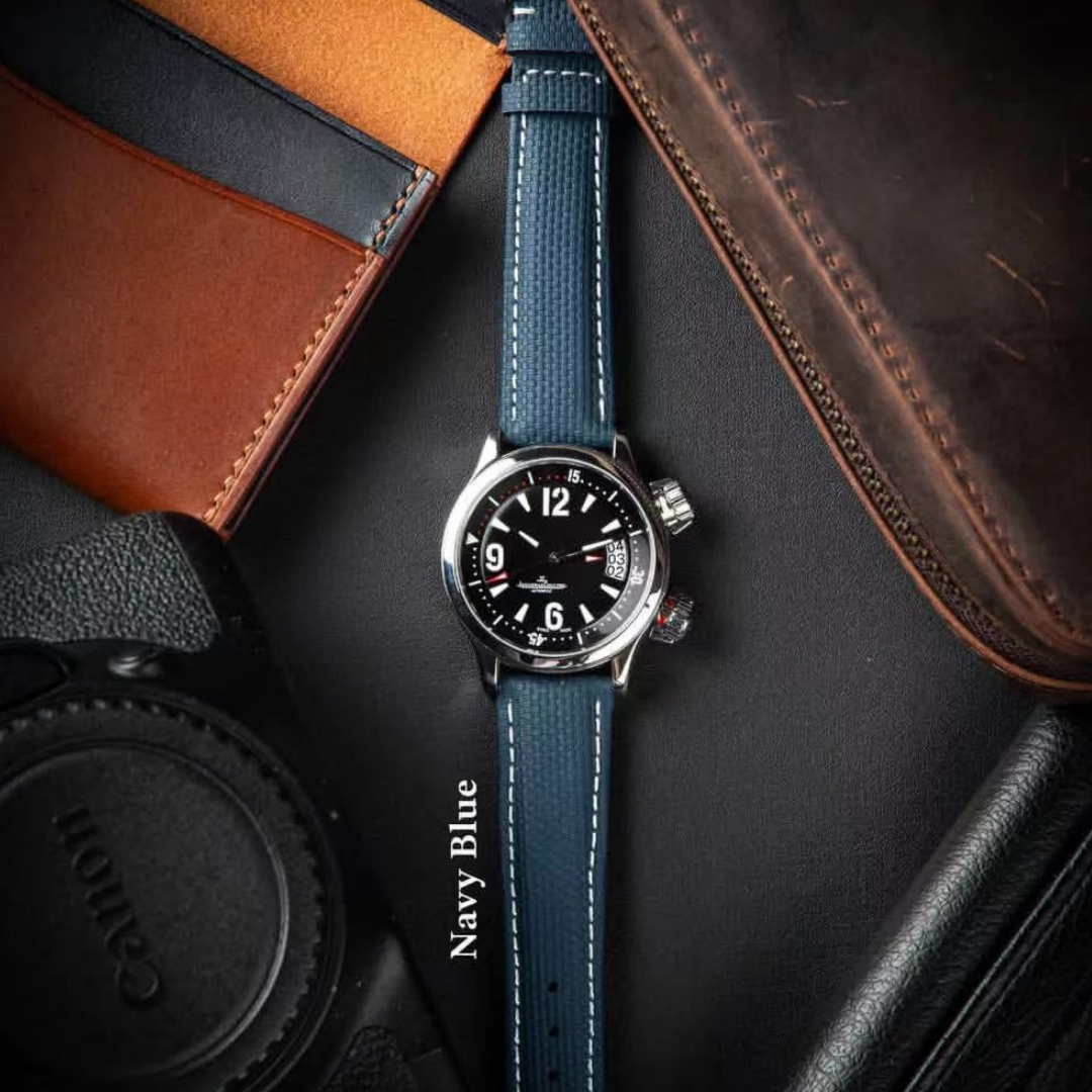 18 19 20 21 22mm Sailcloth FKM - مراجعة Luxury Watch Class وسعره