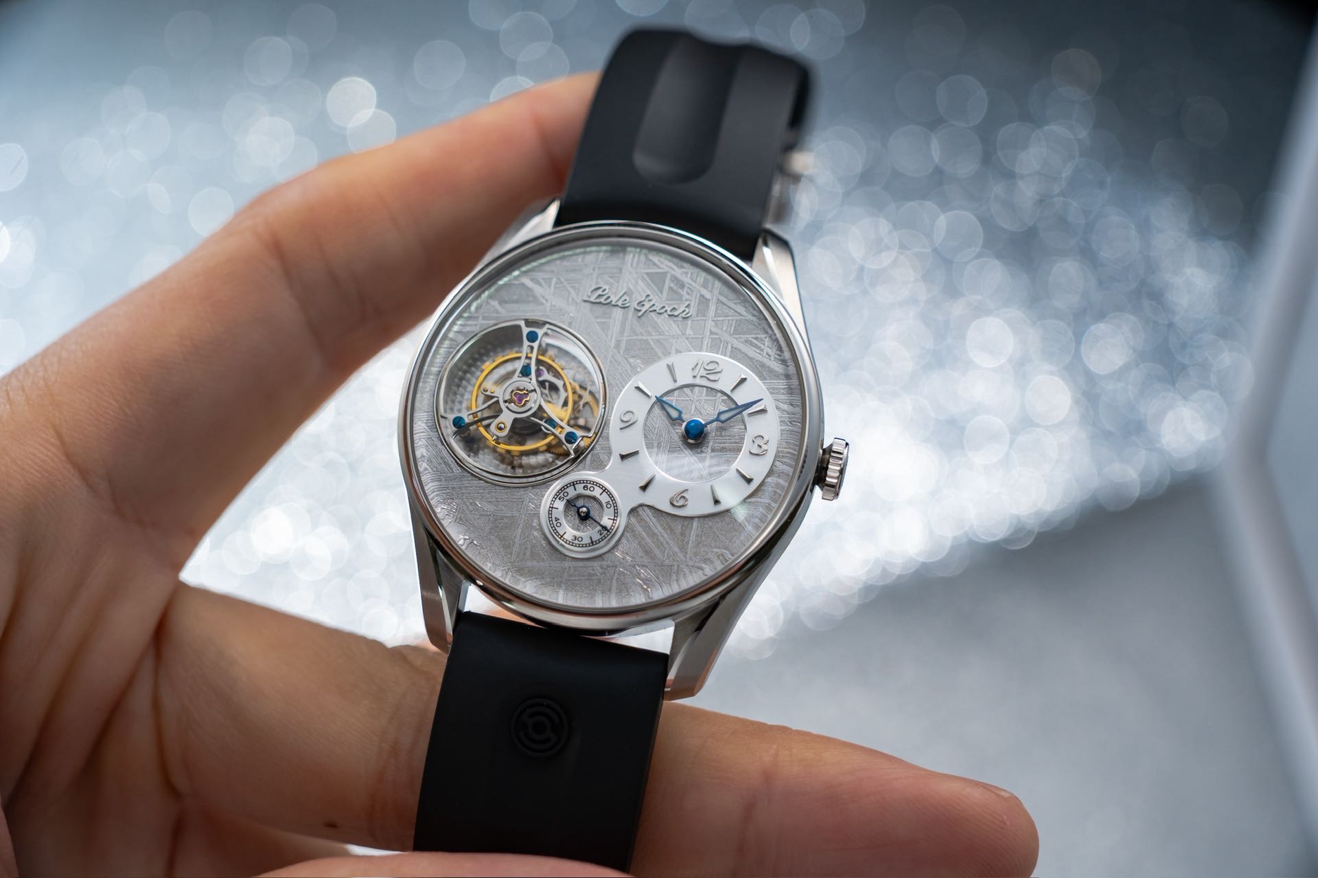 Jichen 008 Meteorite Men's Mec - مراجعة Tourbillon Movement Watch وسعره