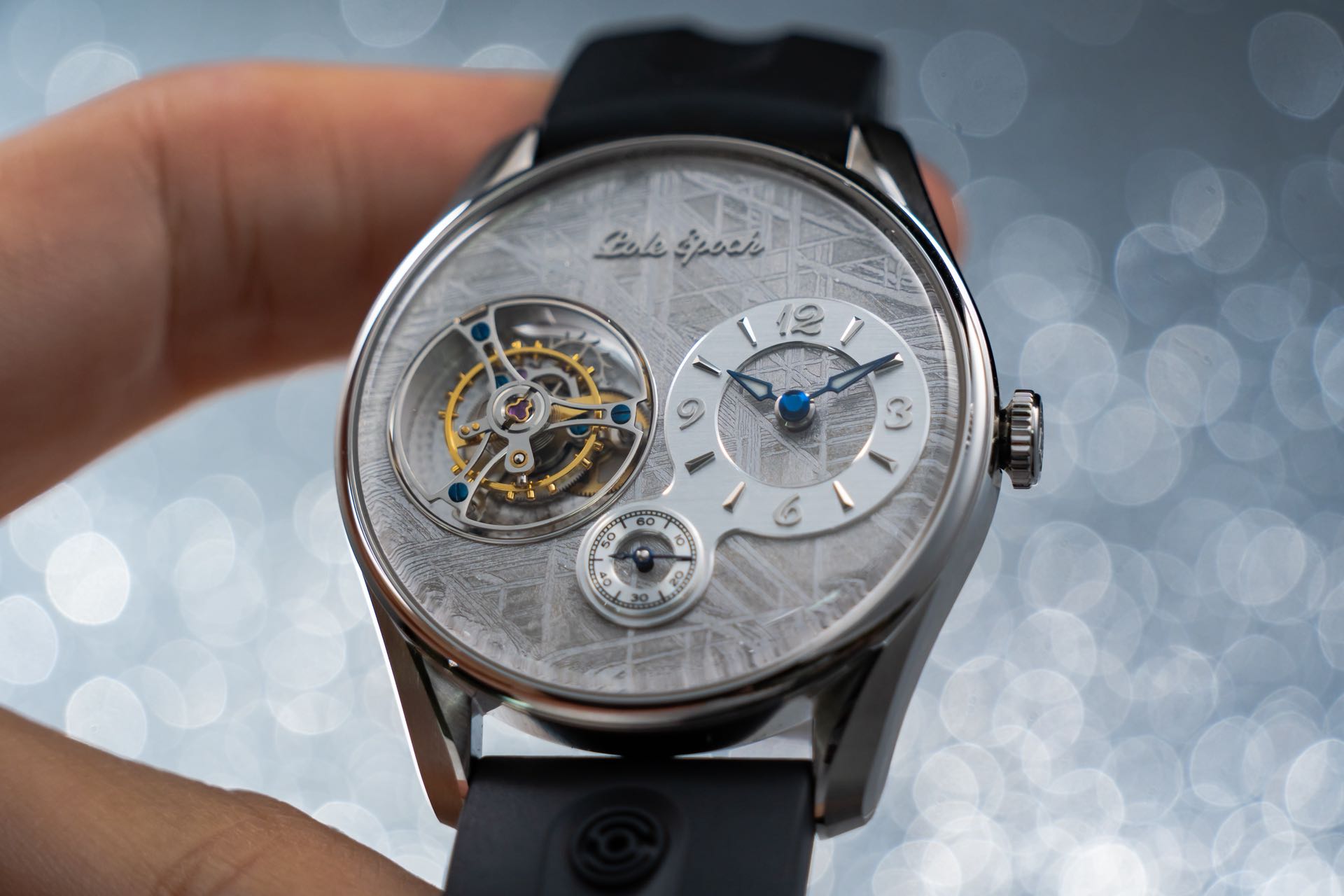 Jichen 008 Meteorite Men's Mec - مراجعة Tourbillon Movement Watch وسعره