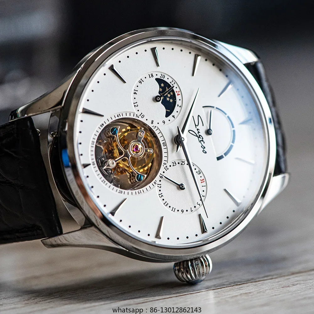 8007 Tourbillon Movement Multi - مراجعة Tourbillon Movement Watch وسعره