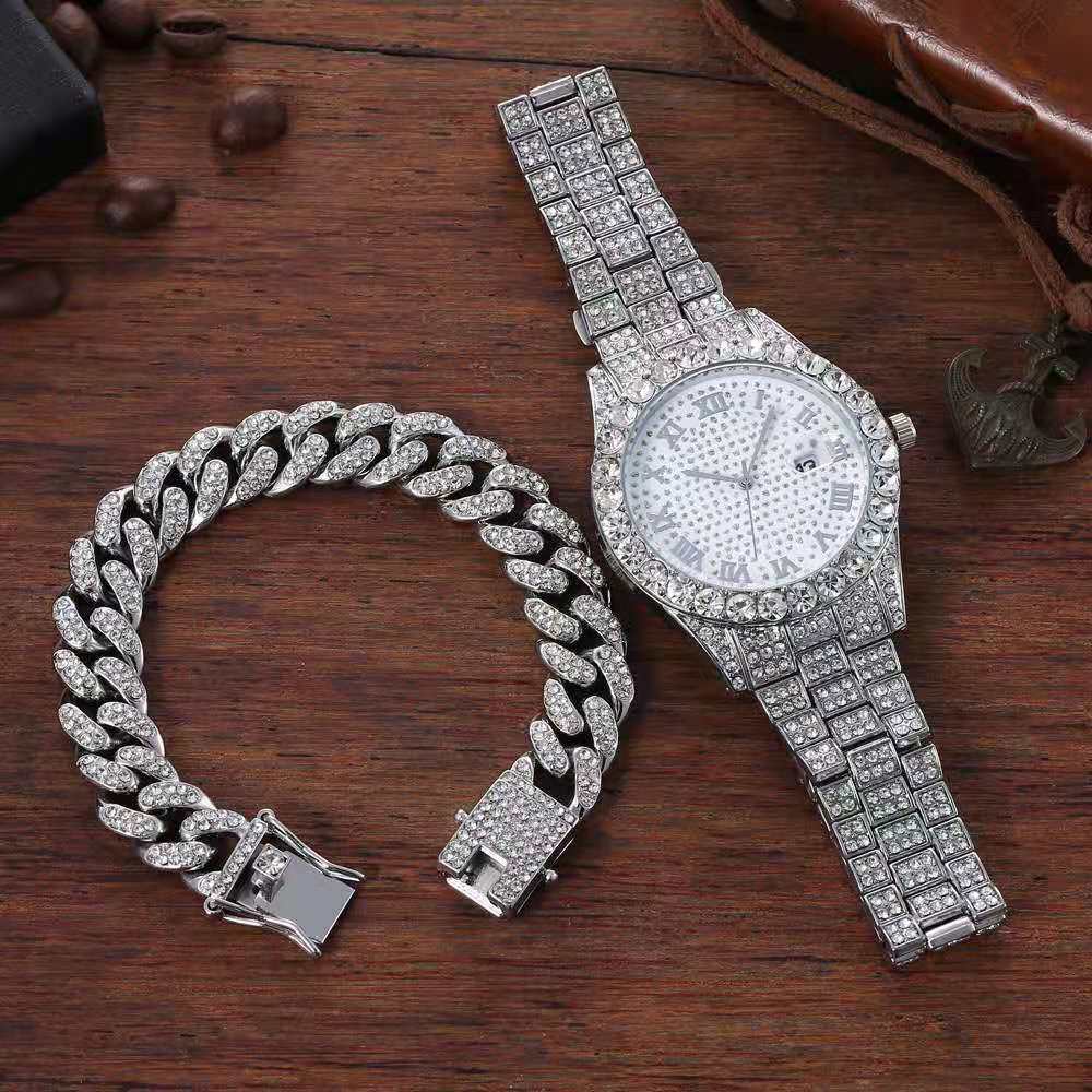 New Gold Color Watch &  Bracel - مراجعة Luxury Watch Miami وسعره