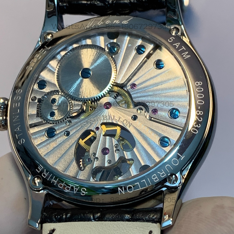 Men's mechanical watch, Americ - مراجعة Tourbillon Movement Watch وسعره
