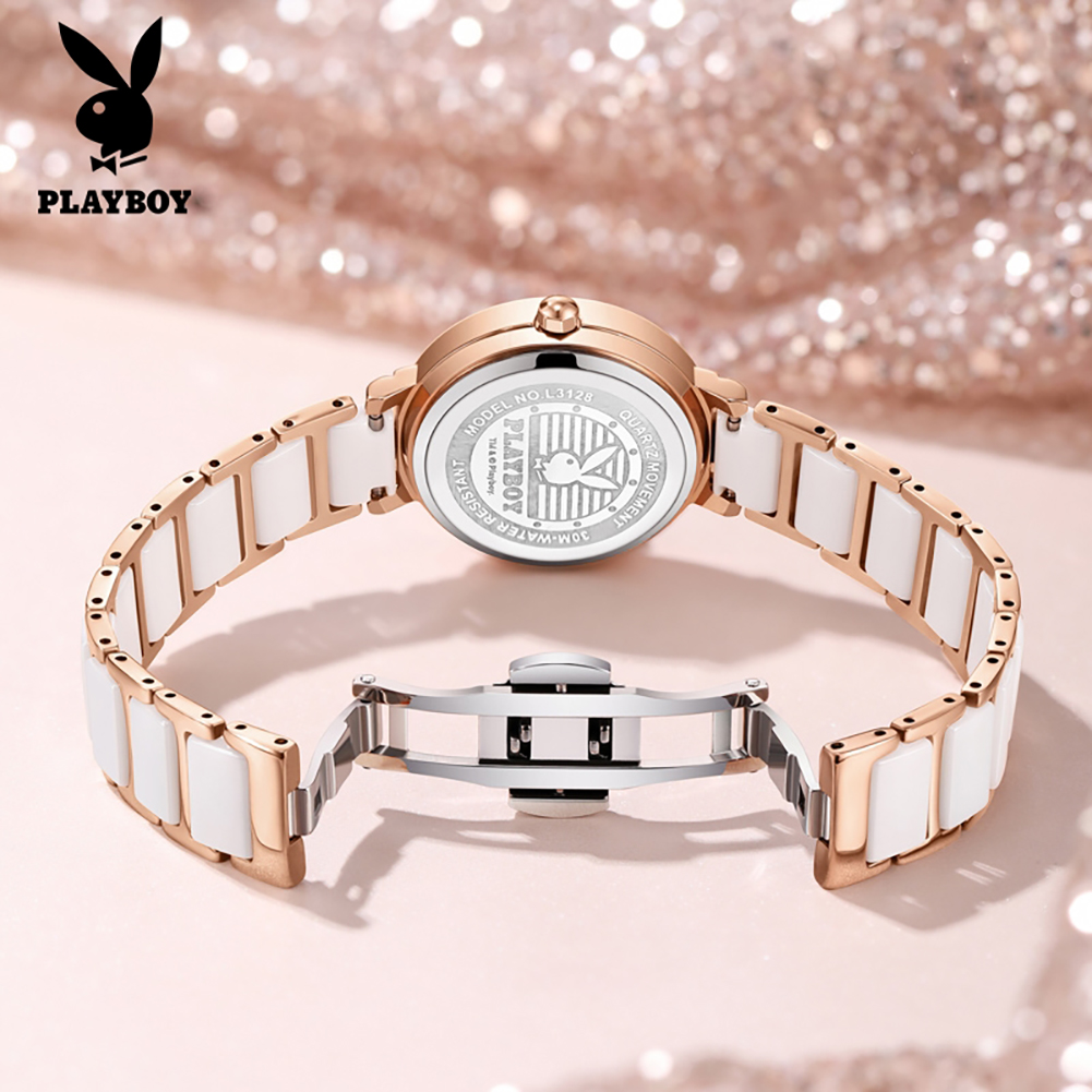 PLAYBOY 3128 Brand original au - مراجعة Luxury Watch Women وسعره
