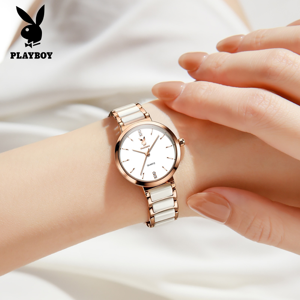 PLAYBOY 3128 Brand original au - مراجعة Luxury Watch Women وسعره