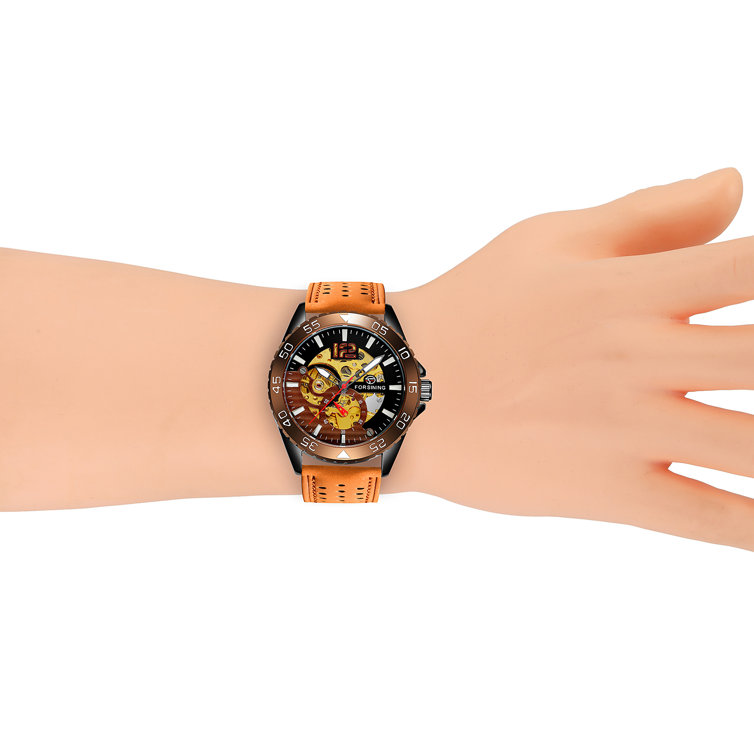 FORSINING Official Original Re - مراجعة Luxury Watch La وسعره