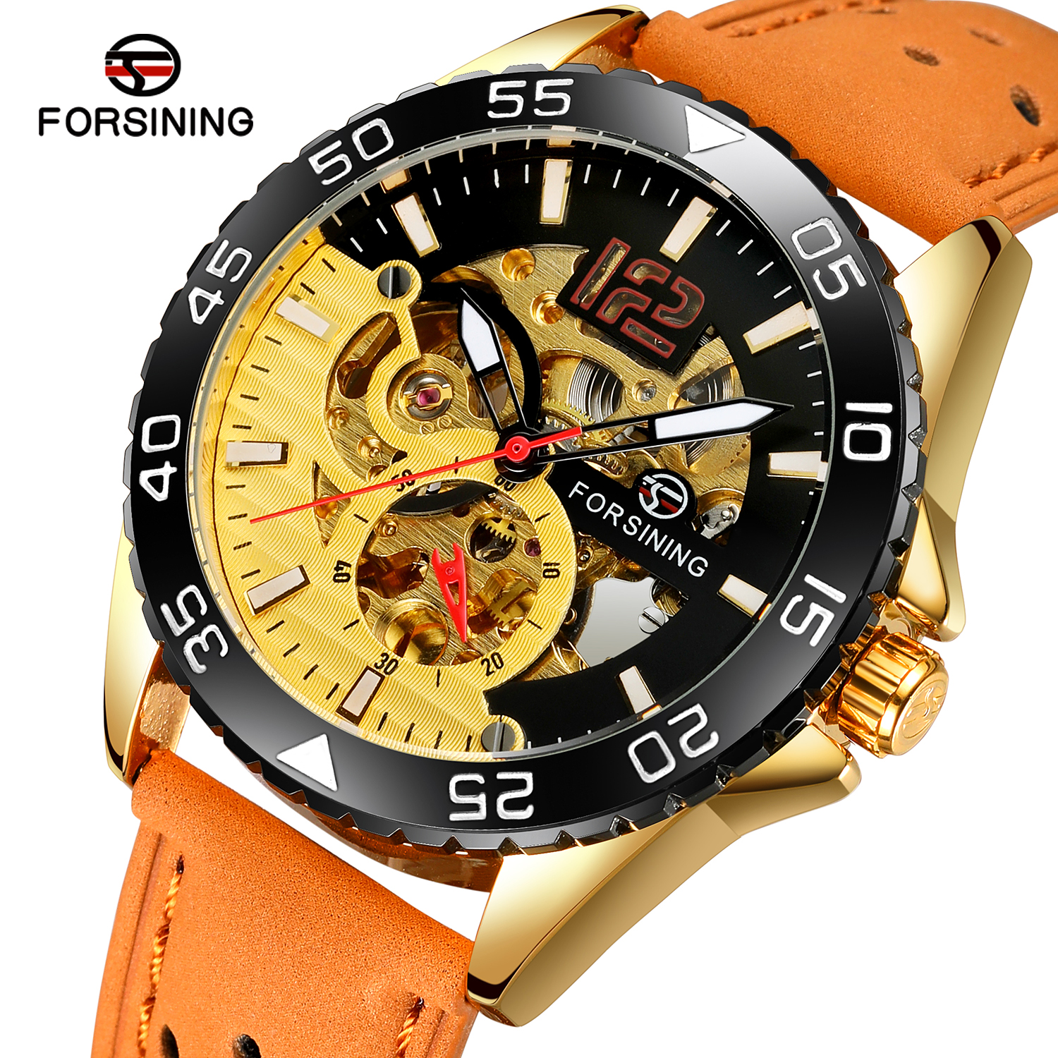 FORSINING Official Original Re - مراجعة Luxury Watch La وسعره