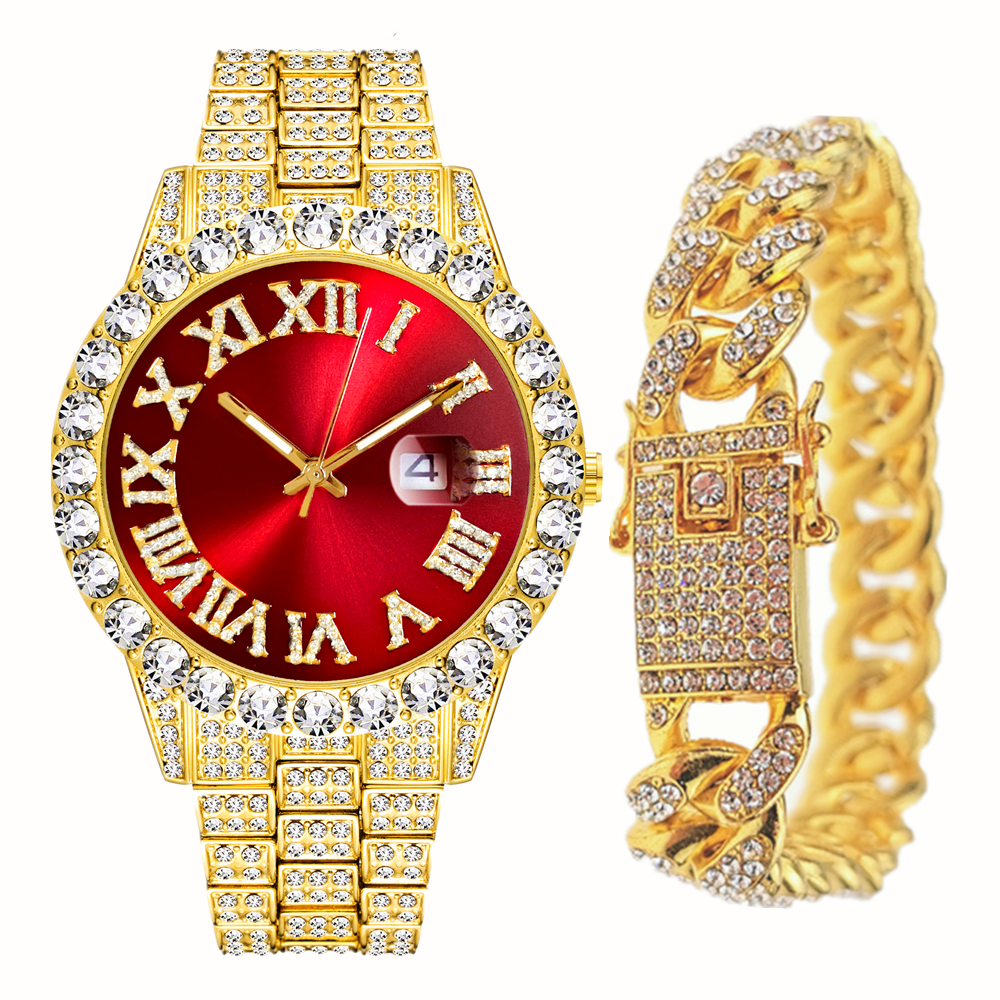 Full Iced Out Bracelet Men Bli - مراجعة Luxury Watch Miami وسعره