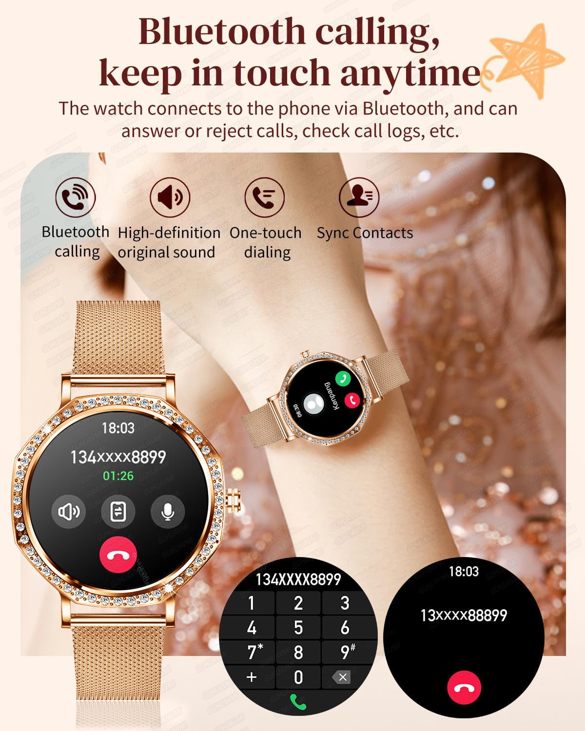 2026 Ultra Thin Women Smart Wa - مراجعة Luxury Watch Korea وسعره