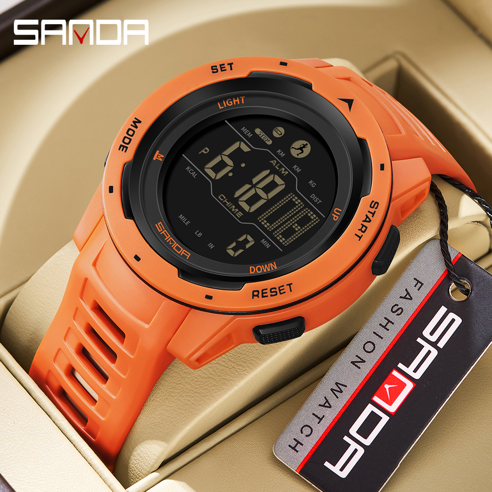 With box SANDA Brand Men Watch - مراجعة Luxury Watch Shop وسعره