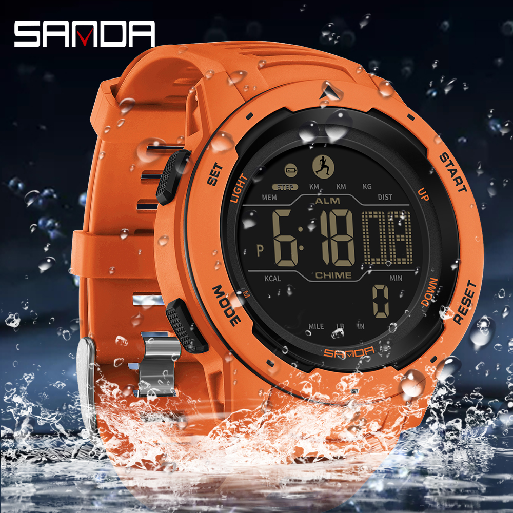 With box SANDA Brand Men Watch - مراجعة Luxury Watch Shop وسعره