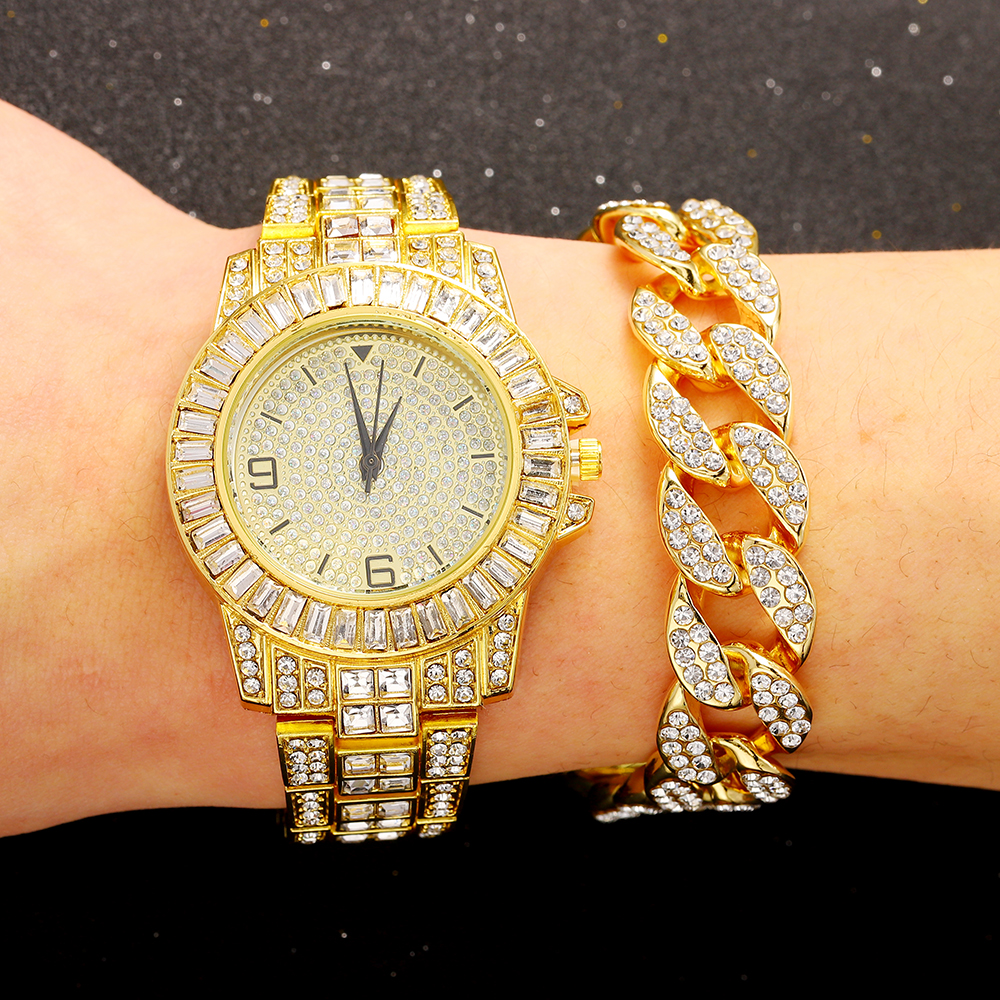 Full Diamond Iced Out Watch fo - مراجعة Luxury Watch Miami وسعره