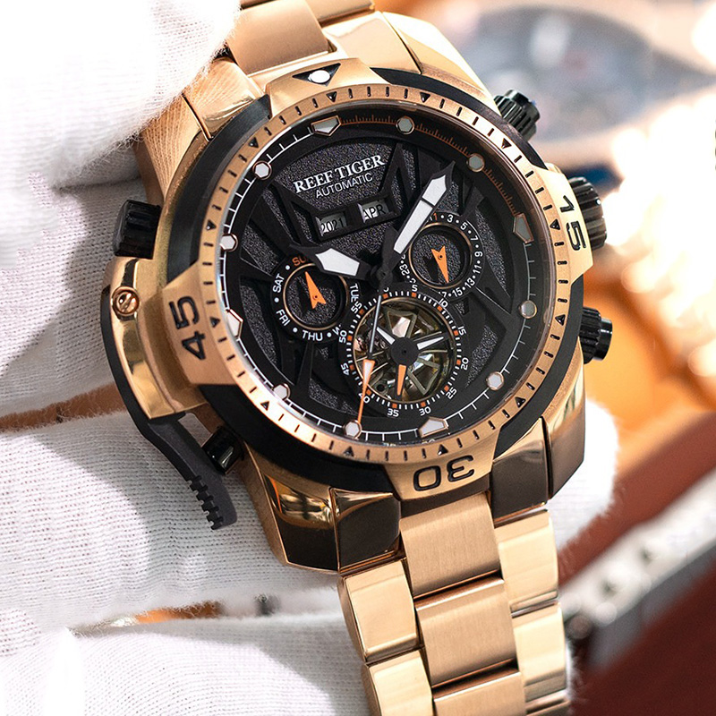 Men's Automatic Mechanical Wat - مراجعة Luxury Watch Hublot وسعره