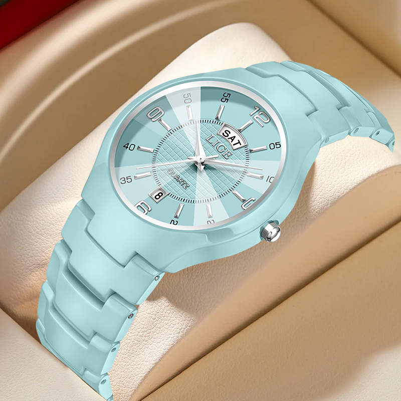 LIGE Luxury Elegant Quartz Wom - مراجعة Luxury Watch Women وسعره