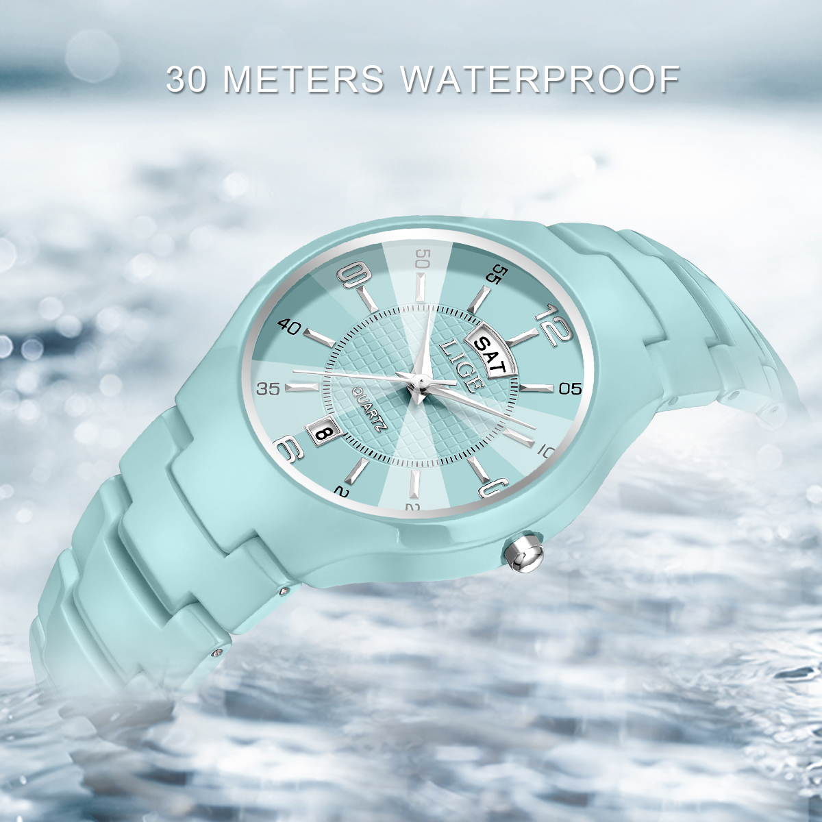 LIGE Luxury Elegant Quartz Wom - مراجعة Luxury Watch Women وسعره