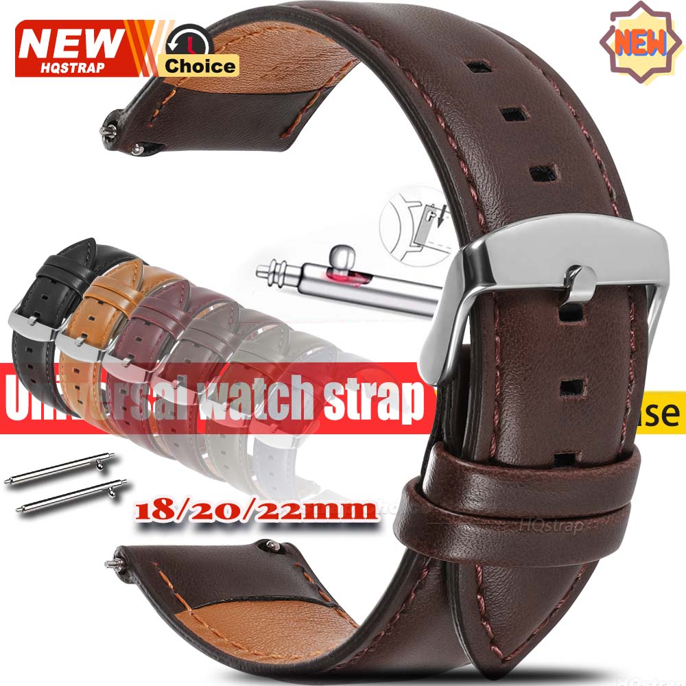 New 18/20/22/24mm Black Brown  - مراجعة Luxury Watch Class وسعره