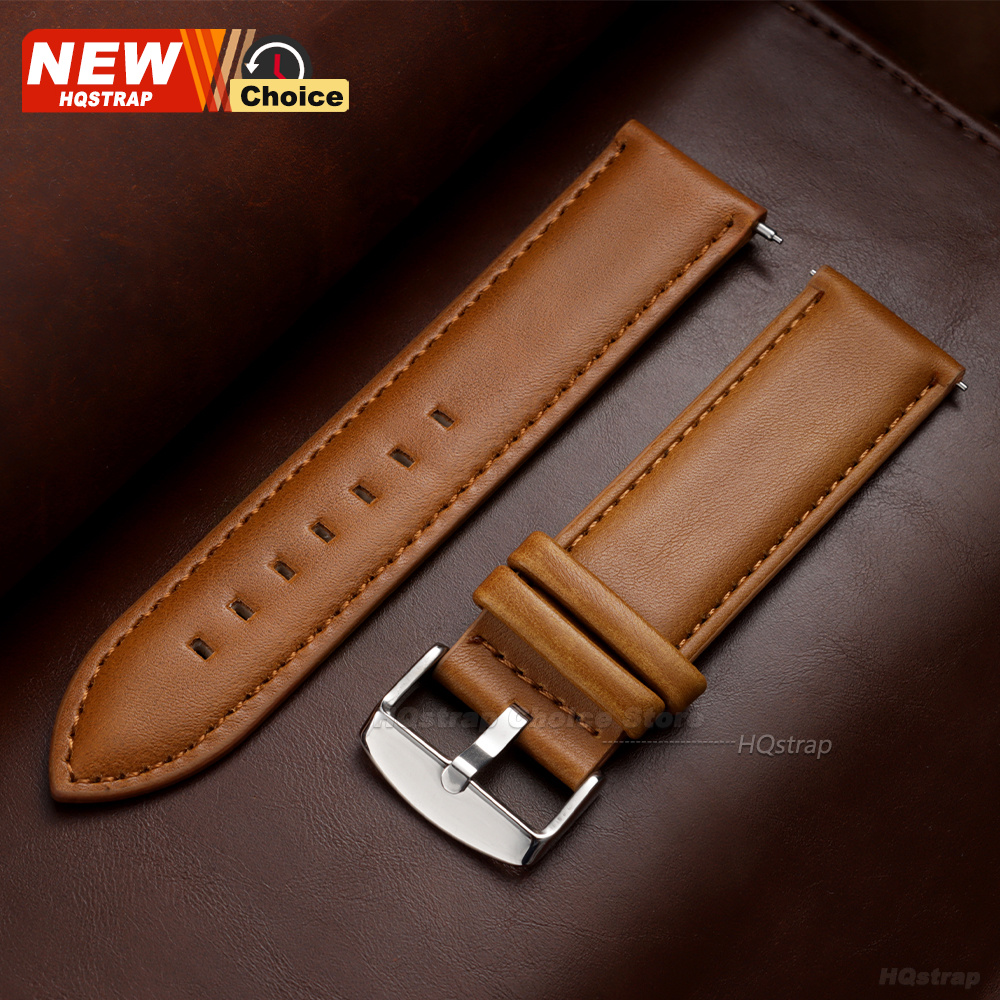 New 18/20/22/24mm Black Brown  - مراجعة Luxury Watch Class وسعره