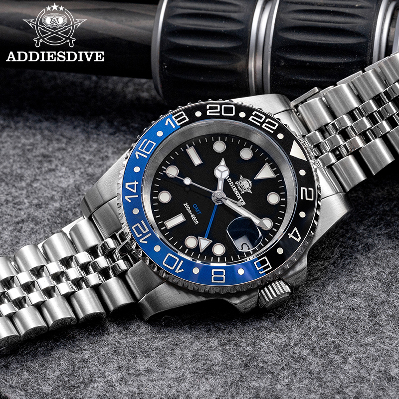 ADDIESDIVE AD2050 Luxury GMT W - مراجعة Luxury Watch La وسعره