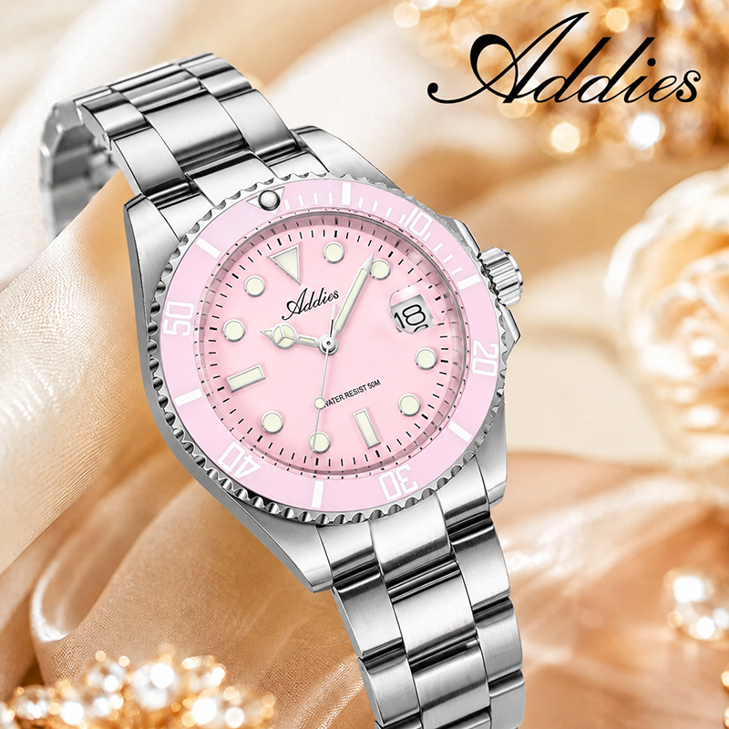 ADDIES 36mm 50m Waterproof Wom - مراجعة Luxury Watch Women وسعره