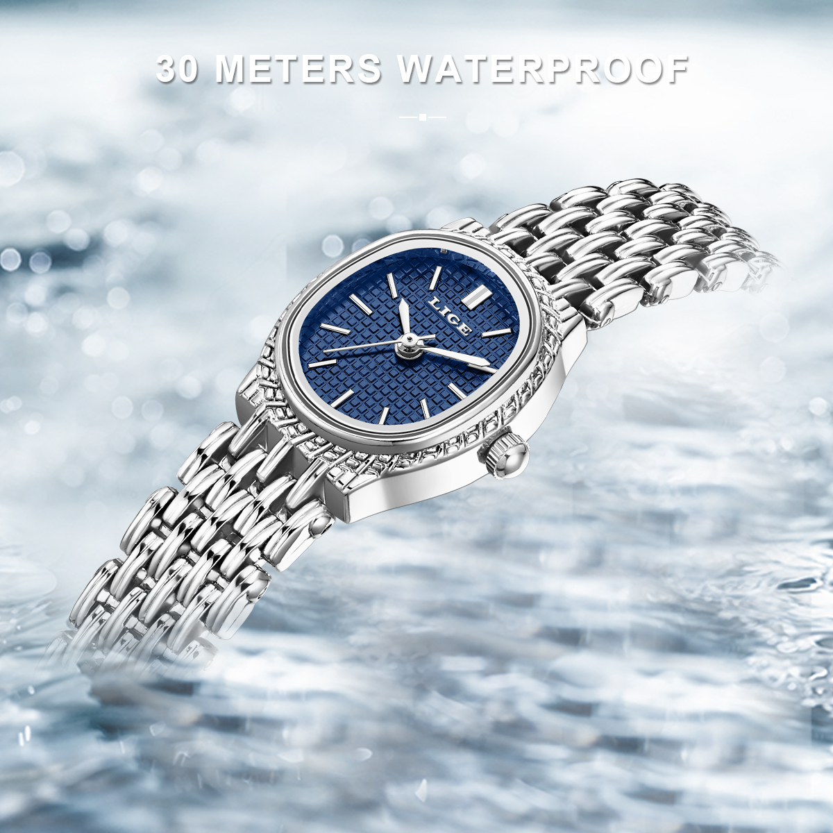 LIGE Fashion Luxury Quartz Wom - مراجعة Luxury Watch Women وسعره