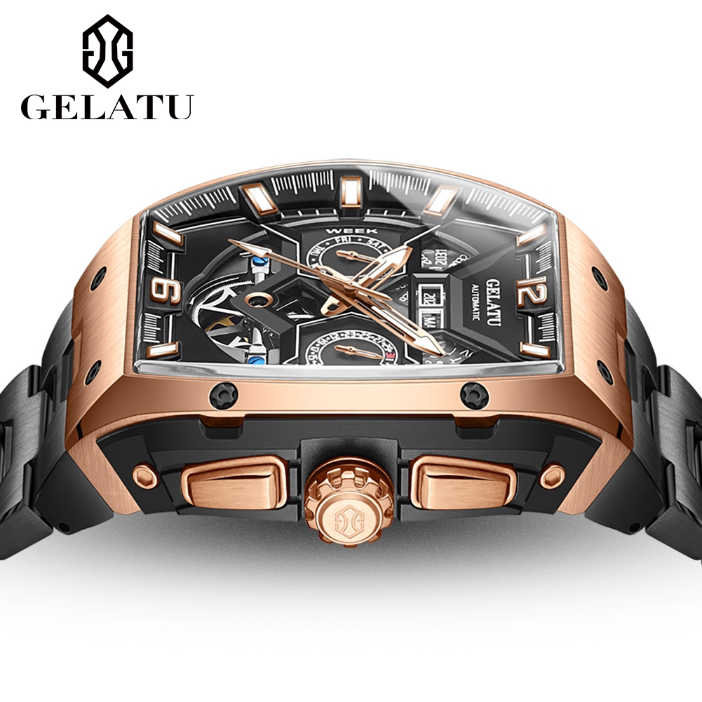 Reloj Hombre Watches Mens GELA - مراجعة Tourbillon Movement Watch وسعره