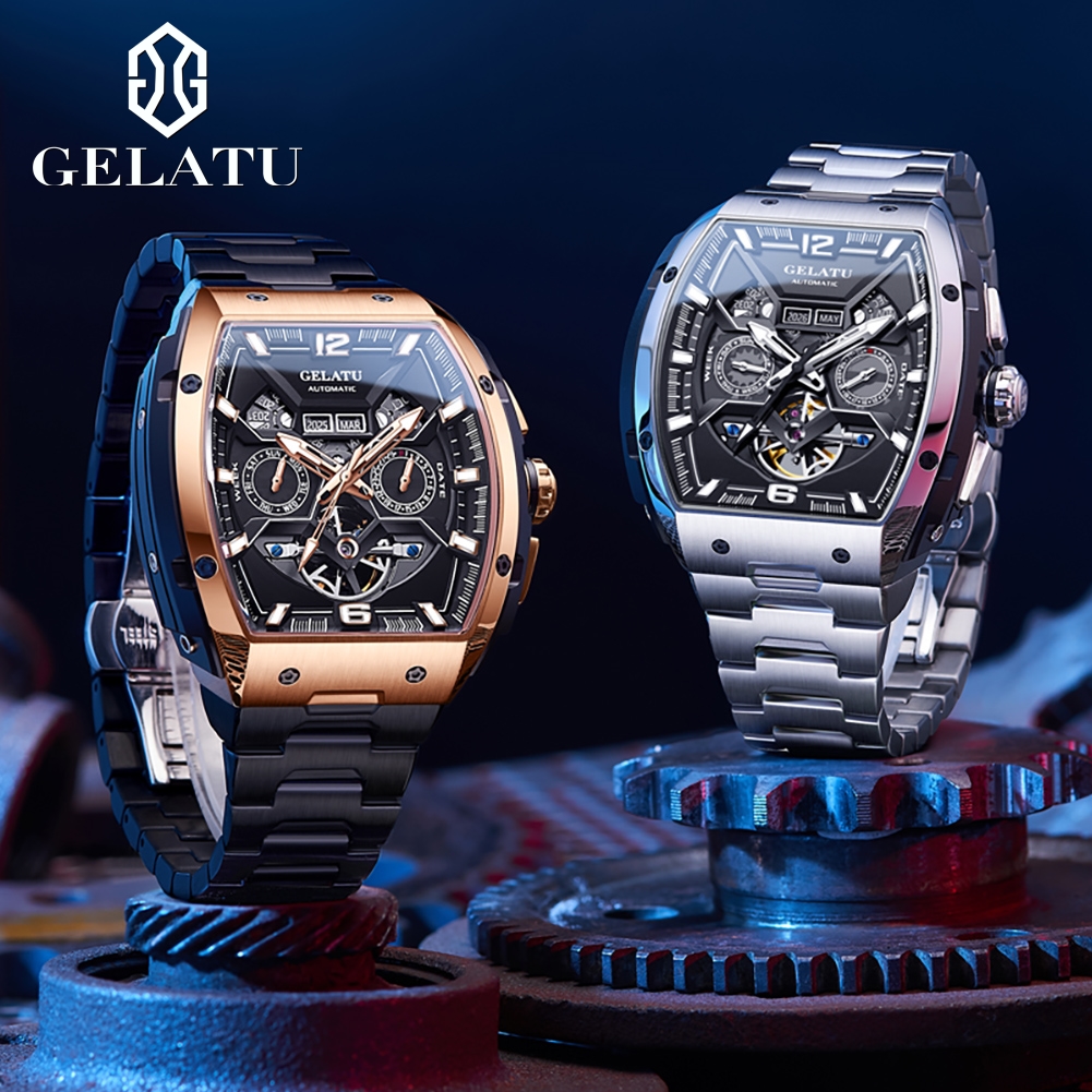 Reloj Hombre Watches Mens GELA - مراجعة Tourbillon Movement Watch وسعره
