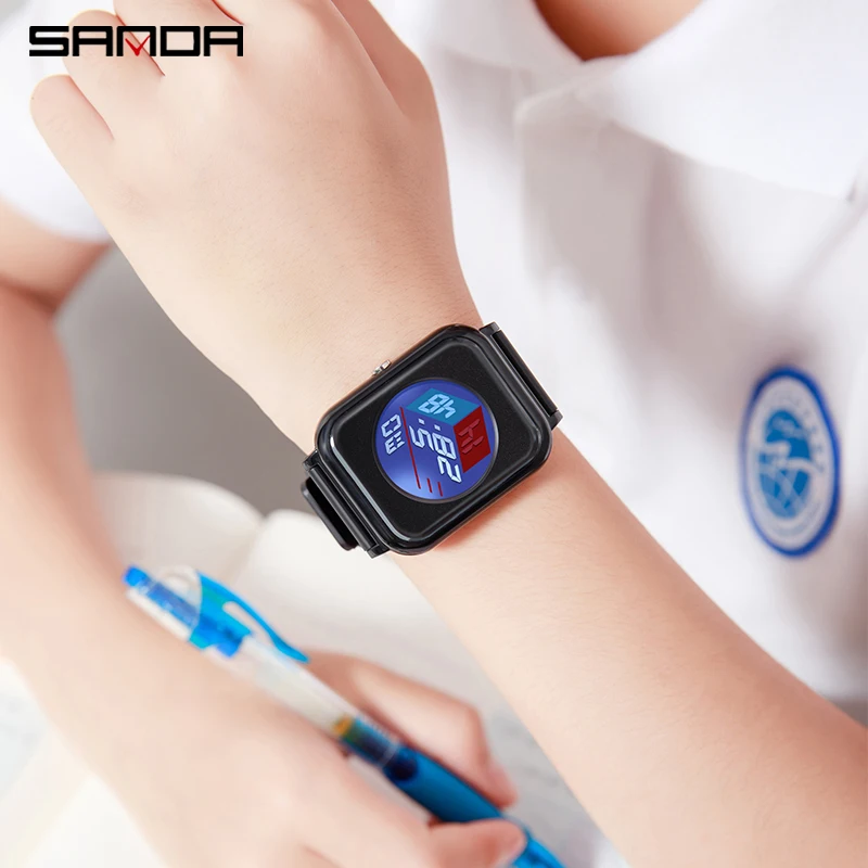 Sanda 6134 3D dial watch, male - مراجعة Luxury Watch Shop وسعره