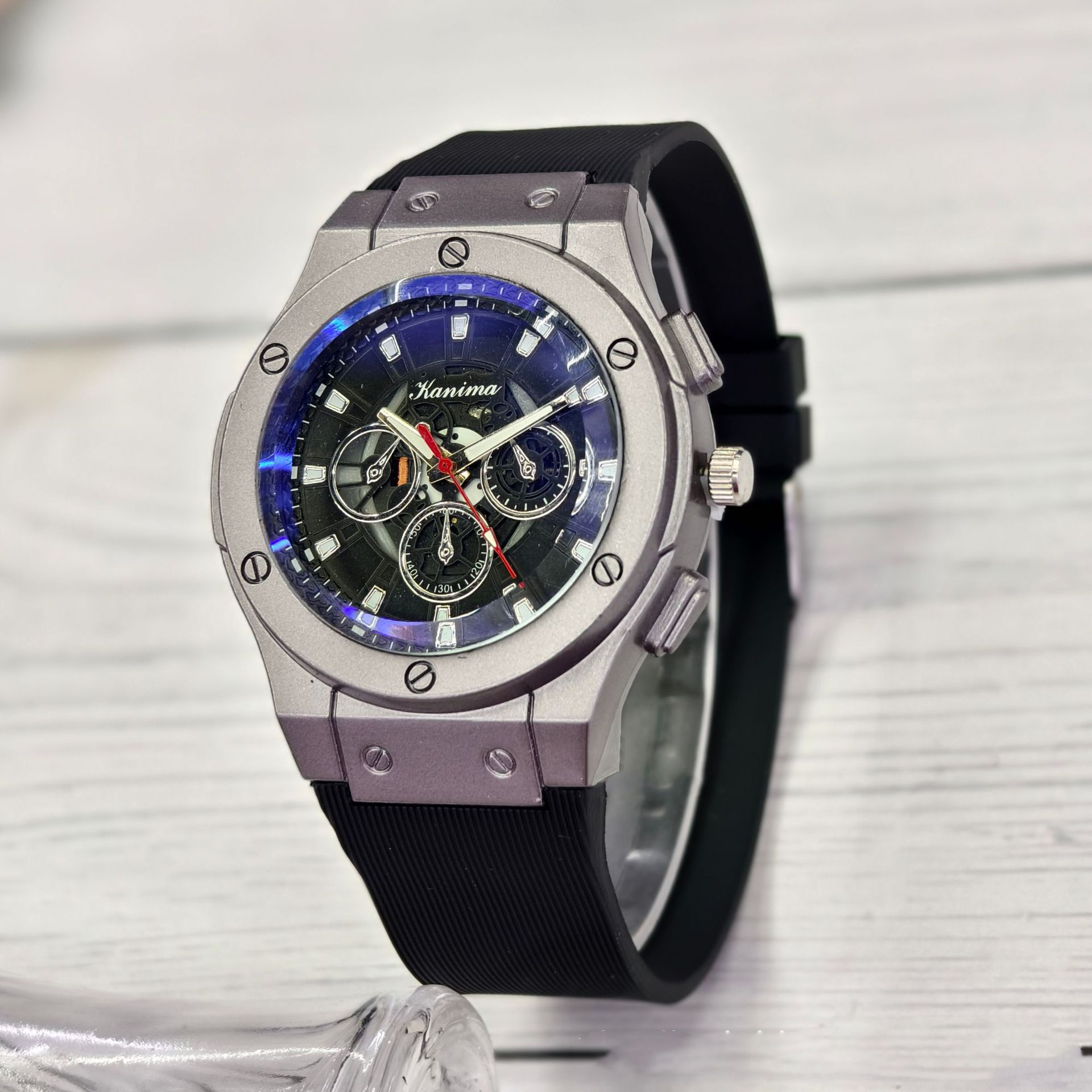 Men Stainless Steel Silicone S - مراجعة Luxury Watch Hublot وسعره