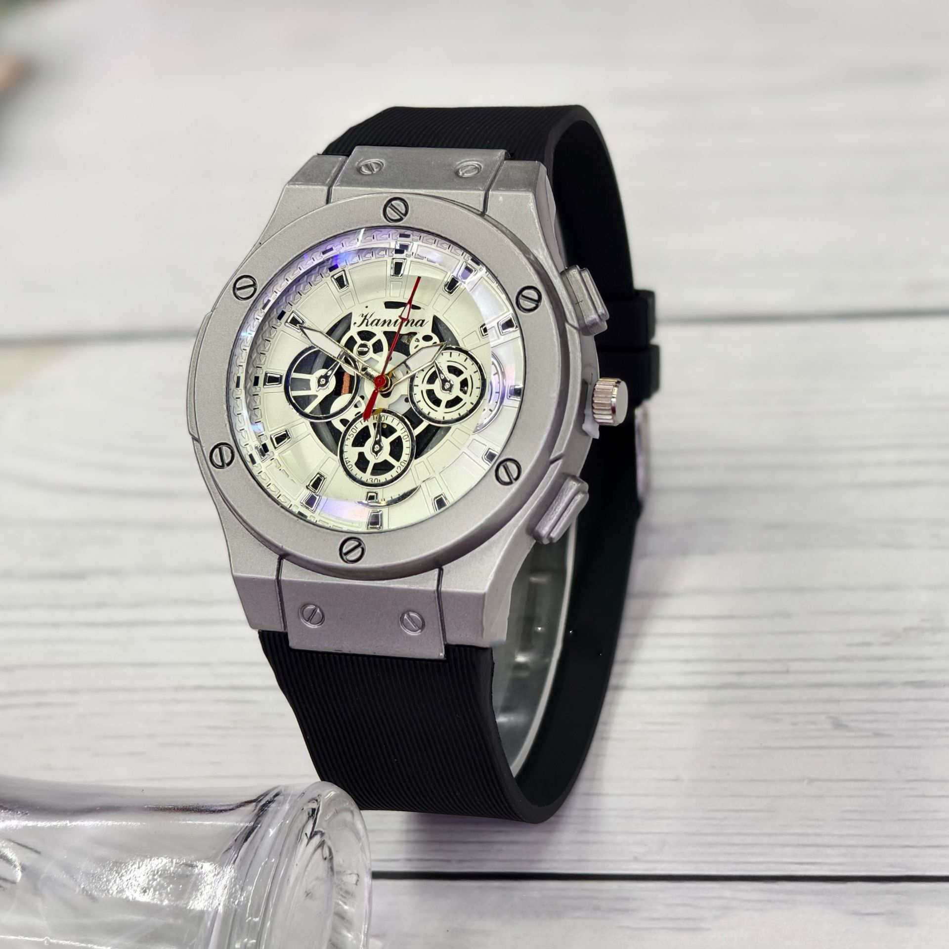 Men Stainless Steel Silicone S - مراجعة Luxury Watch Hublot وسعره