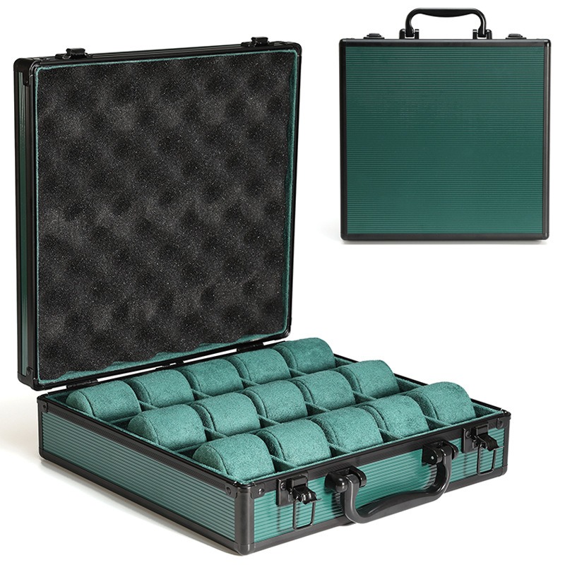 Aluminum Green Watch Box Mens  - مراجعة Luxury Watch Class وسعره