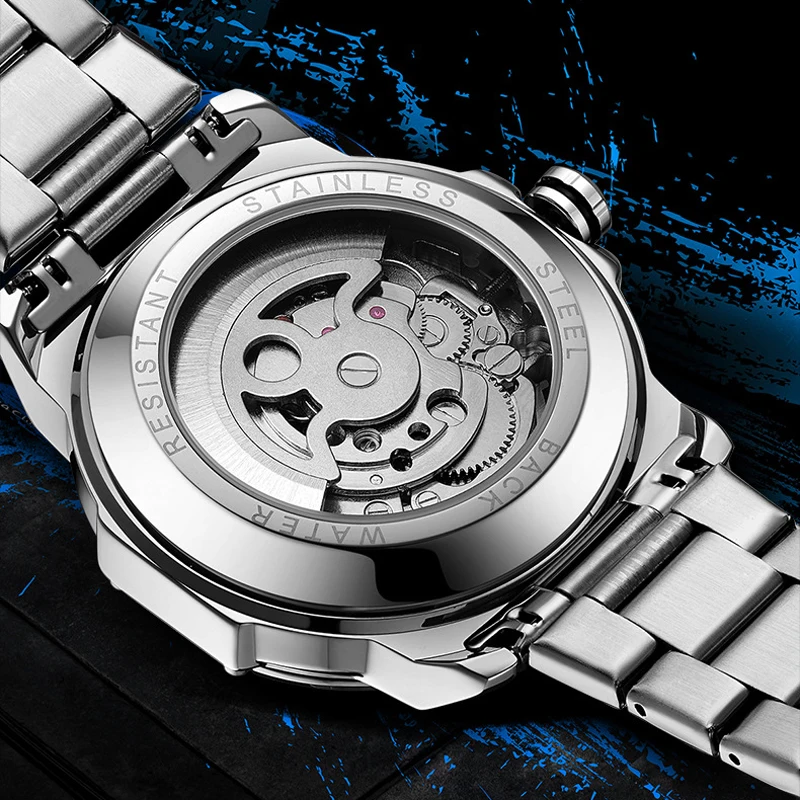 ABORNI 9039 Unique Design Skel - مراجعة Tourbillon Movement Watch وسعره