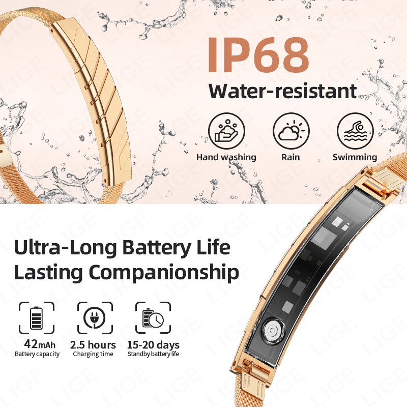 New Luxury Women Golden Smart  - مراجعة Luxury Watch From China وسعره