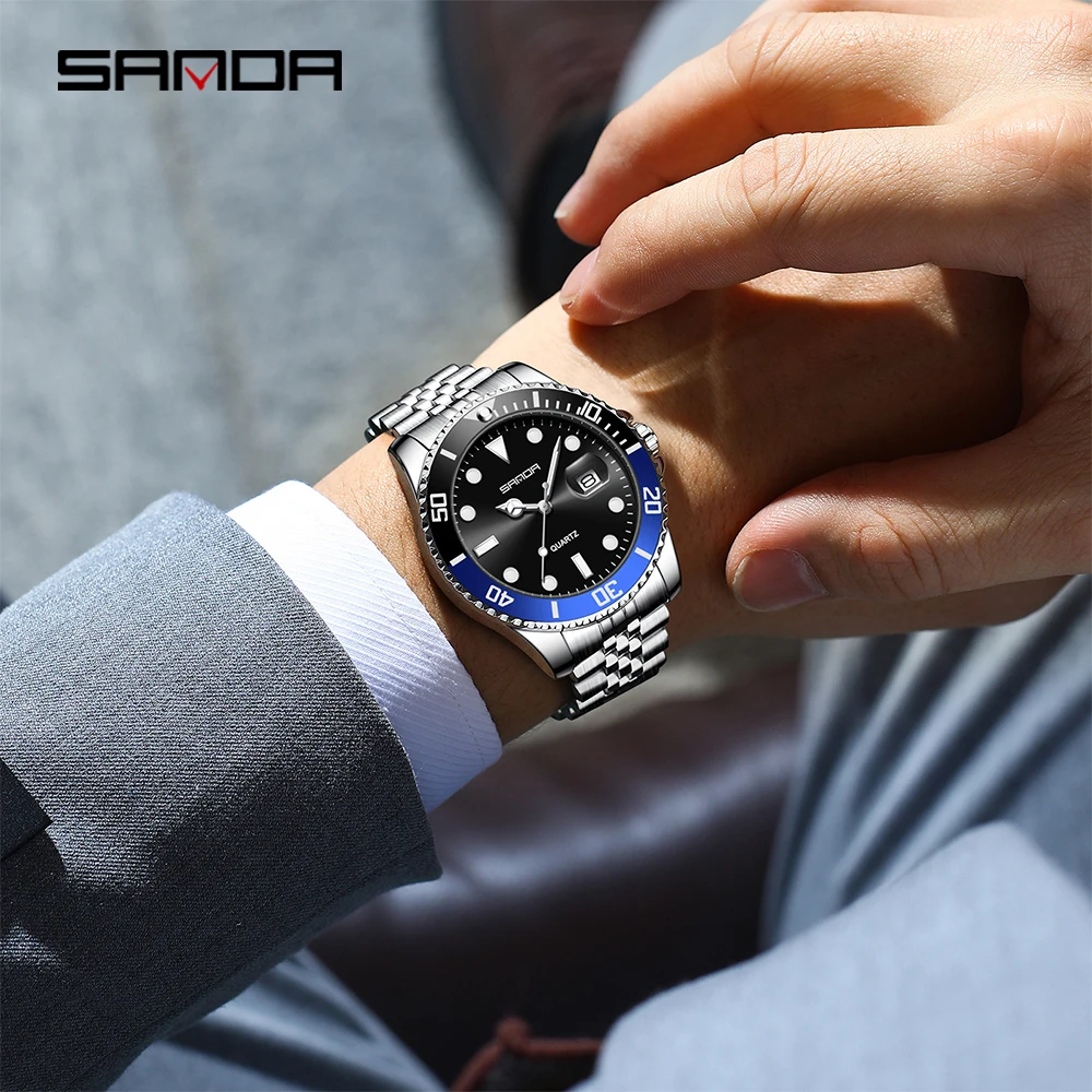 SANDA 1099 Fashion Luxury Men' - مراجعة Luxury Watch Shop وسعره