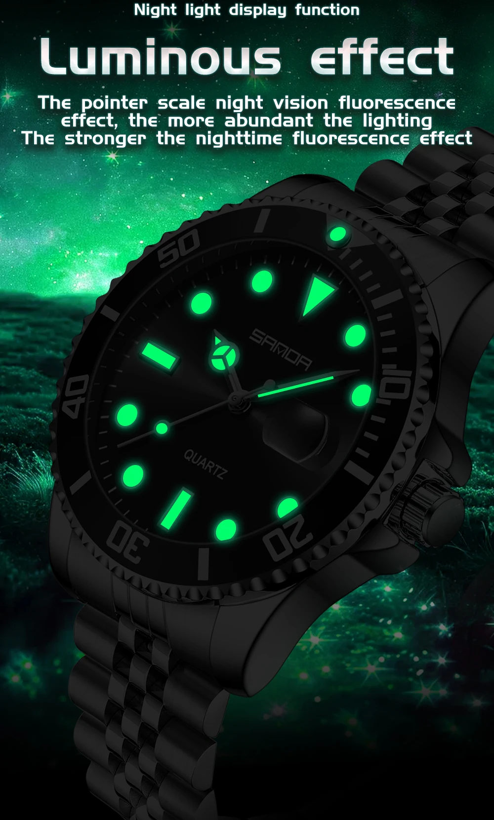 SANDA 1099 Fashion Luxury Men' - مراجعة Luxury Watch Shop وسعره