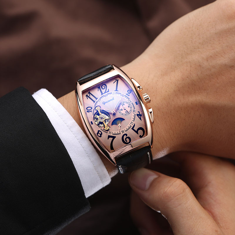 Men’s* Automatic Mechanical Wa - مراجعة Tourbillon Movement Watch وسعره