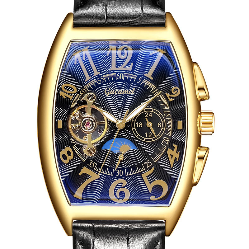 Men’s* Automatic Mechanical Wa - مراجعة Tourbillon Movement Watch وسعره