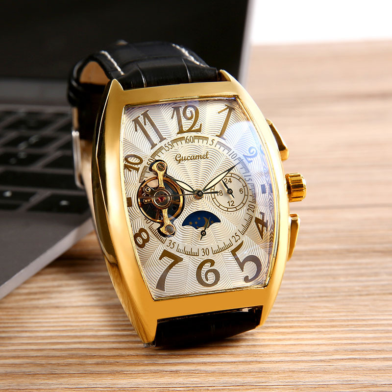 Men’s* Automatic Mechanical Wa - مراجعة Tourbillon Movement Watch وسعره