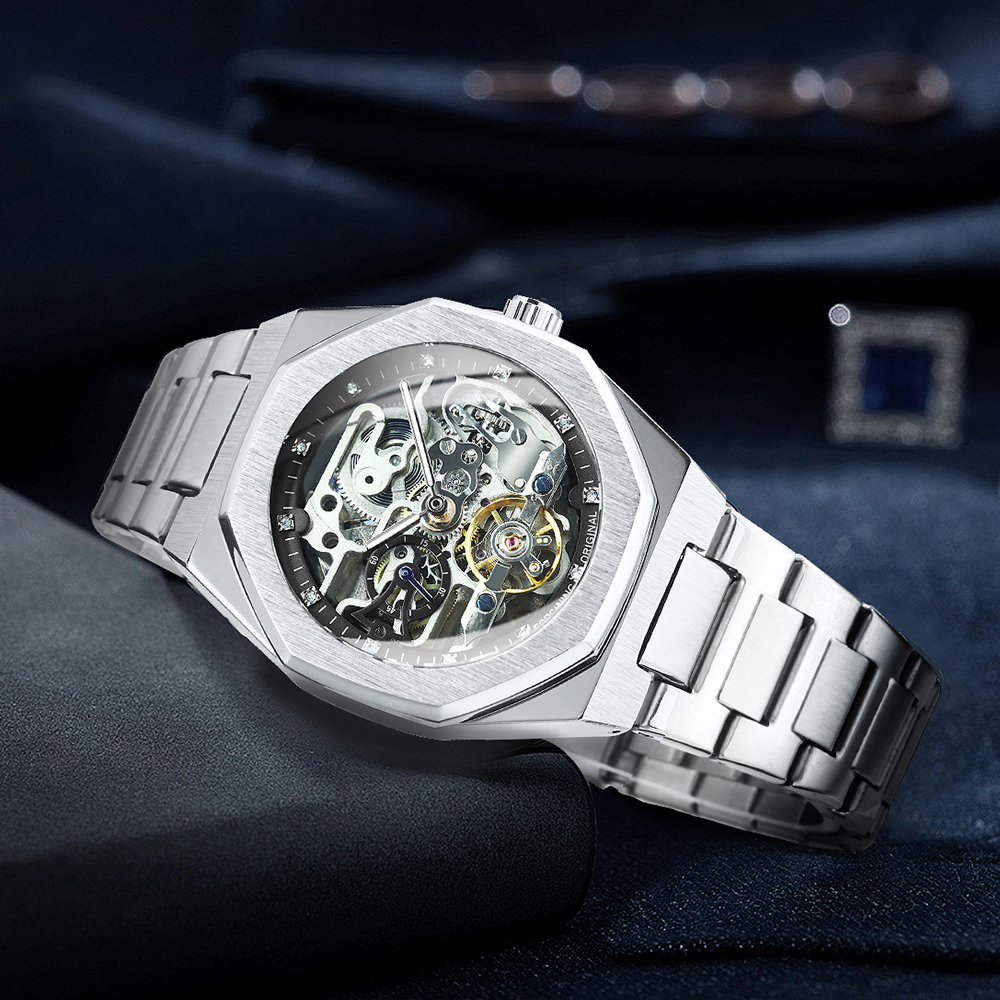 Forsining Casual Automatic Mec - مراجعة Tourbillon Movement Watch وسعره