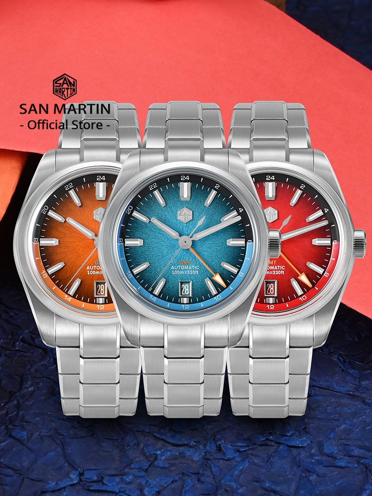 San Martin New 39mm Enamel Jia - مراجعة Luxury Watch From China وسعره