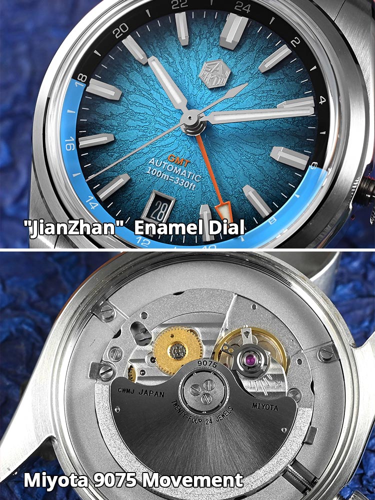 San Martin New 39mm Enamel Jia - مراجعة Luxury Watch From China وسعره