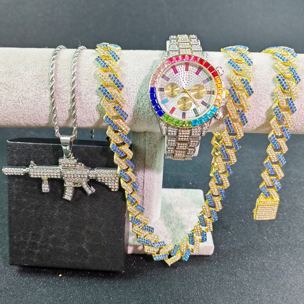 Hip Hop Watches Bracelet Neckl - مراجعة Luxury Watch Miami وسعره
