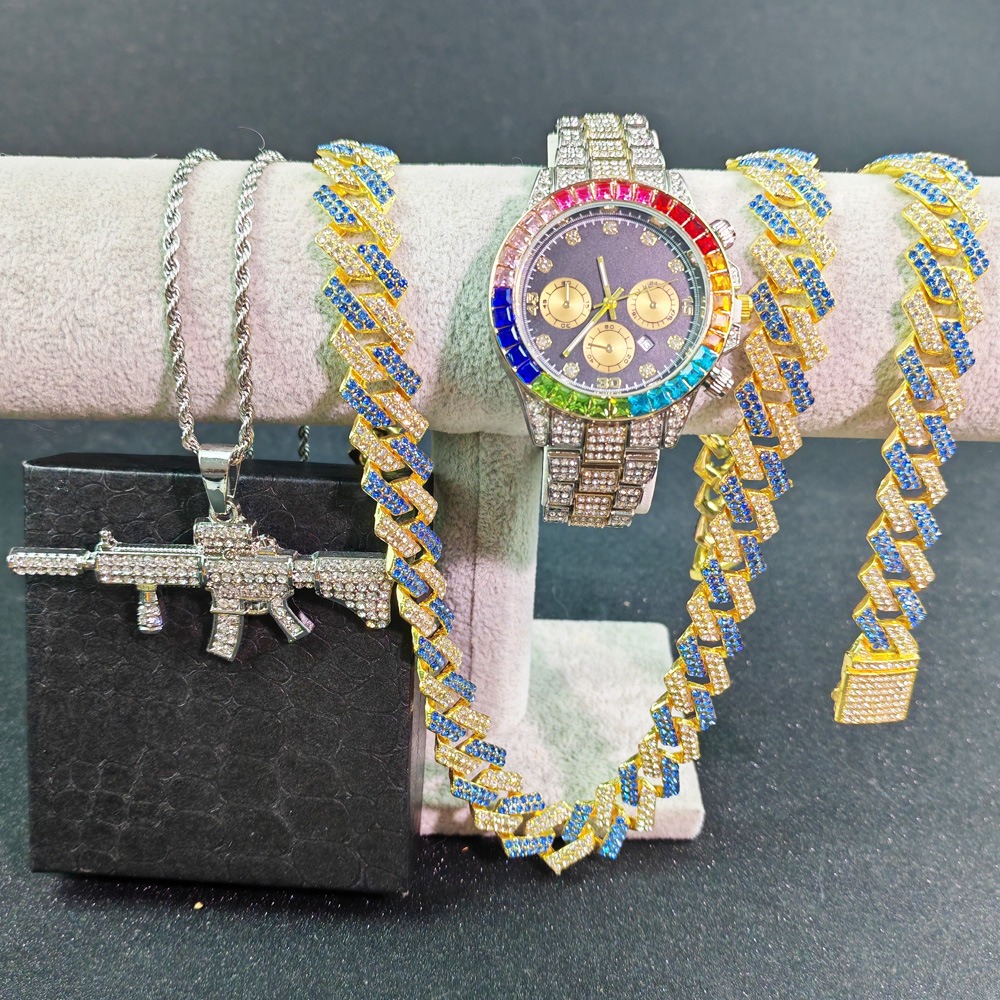 Hip Hop Watches Bracelet Neckl - مراجعة Luxury Watch Miami وسعره