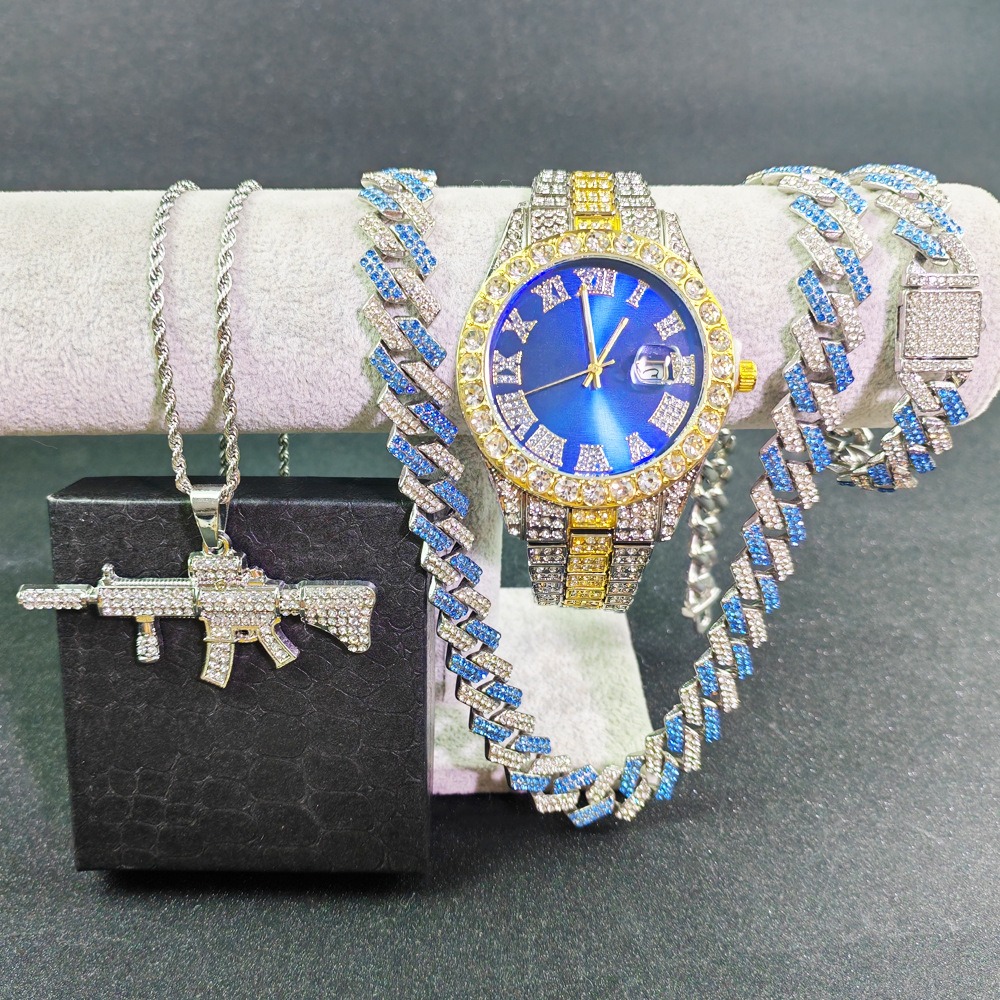 Hip Hop Watches Bracelet Neckl - مراجعة Luxury Watch Miami وسعره